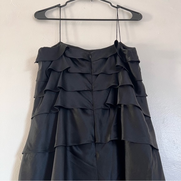 [Kay Unger] Black Cocktail Silk Dress - Picture 4 of 14